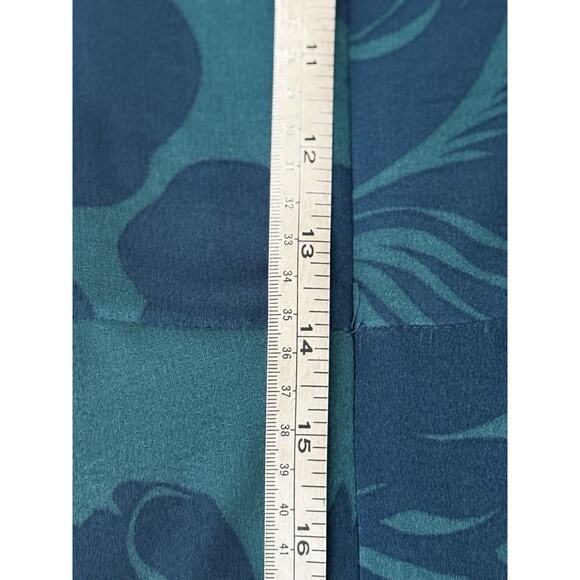 NWT Anthropologie MAEVE Elia Open Shoulder Turquoise Teal Blue Floral Dress Sz 8 - Picture 15 of 16